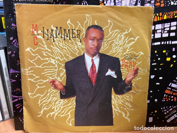 Discos de vinilo: MC Hammer - Pray (7&rdquo;, Single) Edici&oacute;n UK - Foto 1