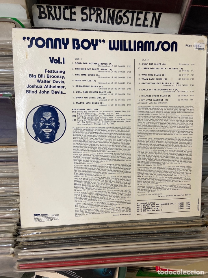 Discos de vinilo: Sonny Boy Williamson Blue Bird uno 1 - Foto 2