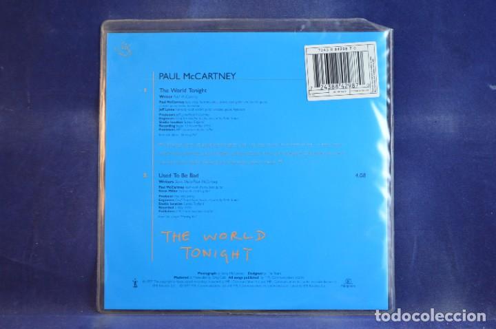 Discos de vinilo: PAUL MCCARTNEY - THE WORLD TONIGHT - SINGLE - Foto 2