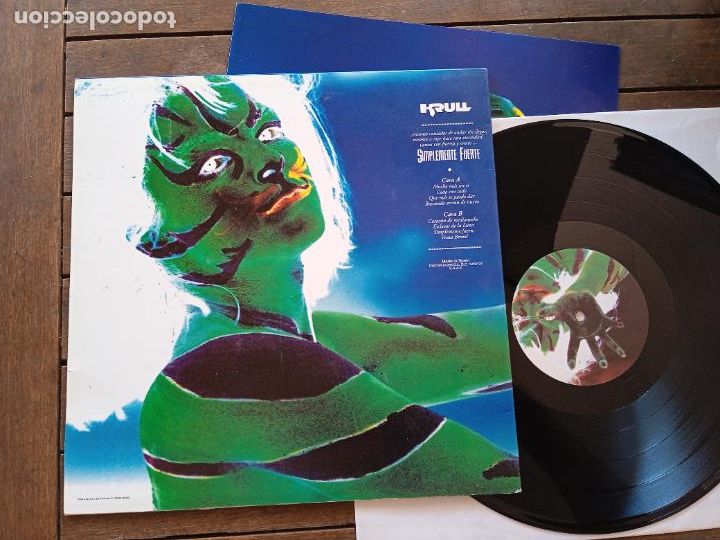 Discos de vinilo: KRULL LP SIMPLEMENTE FUERTE. MADE IN SPAIN. 1991. - Foto 2