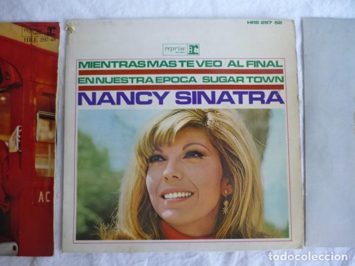 Discos de vinilo: 2 EP vinilo + 1 single de Nancy Sinatra - Foto 3