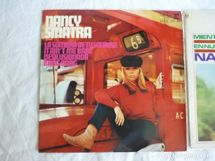 Discos de vinilo: 2 EP vinilo + 1 single de Nancy Sinatra - Foto 4