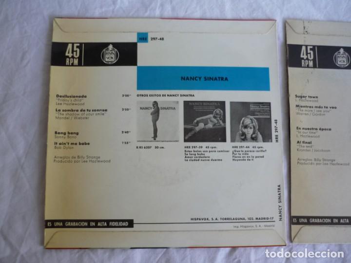 Discos de vinilo: 2 EP vinilo + 1 single de Nancy Sinatra - Foto 5