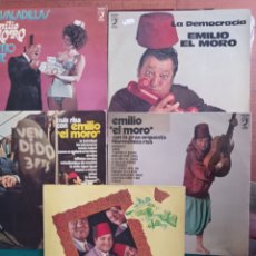 Discos de vinilo: EMILIO EL MORO , 5 DISCO VINILO LP , AÑOS 1965 , 71 , 72 , 74 Y 76. Lote 344961648