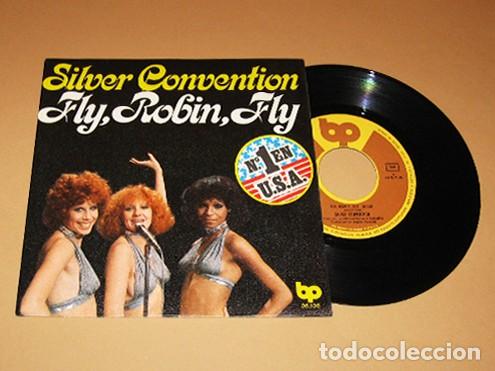 Discos de vinilo: SILVER CONVENTION - FLY, ROBIN, FLY - SINGLE - 1975 - Foto 1