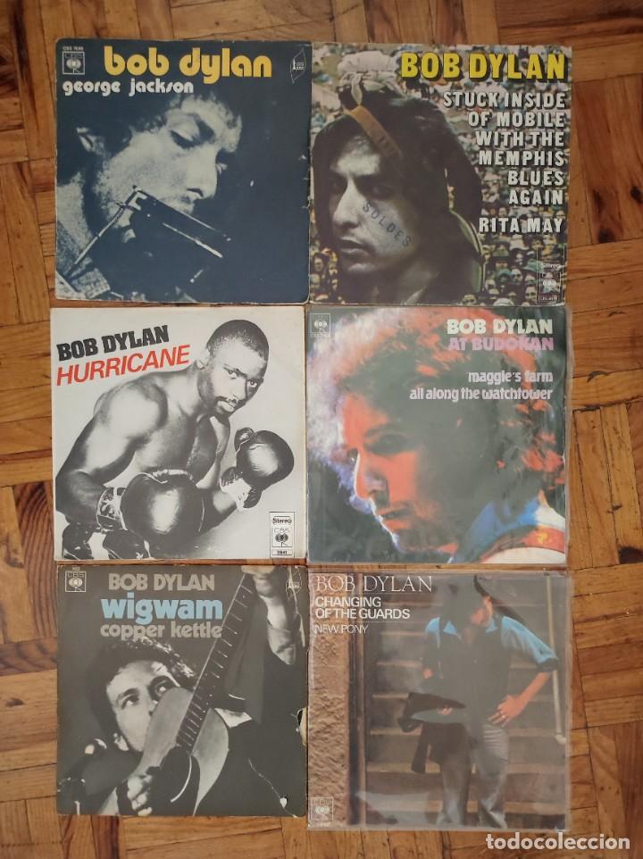 Discos de vinilo: Lote Bob Dylan 6 singles - Foto 1