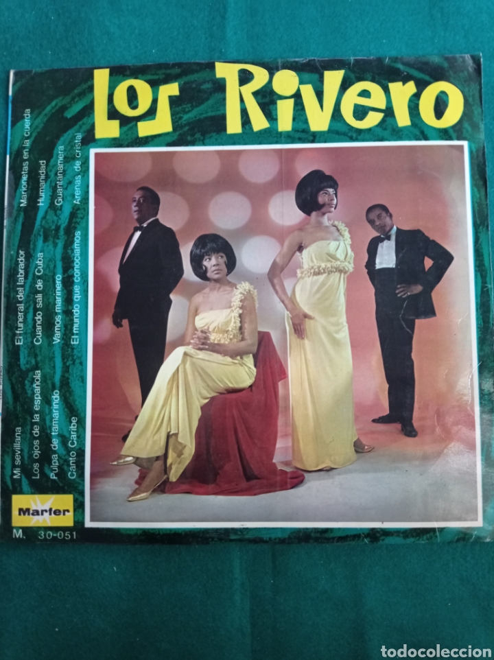 Discos de vinilo: LOS RIVEROS , DISCO VINILO LP A&Ntilde;O 1962 - Foto 1