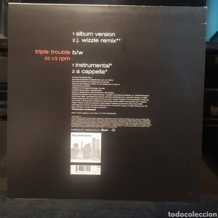Discos de vinilo: Beastie Boys - Triple Trouble 2004 - Foto 2