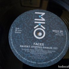 Discos de vinilo: FACES – HAVEN'T STOPPED DANCIN YET, VINYL, MAXI-SINGLE 1985 UK MKOX 301