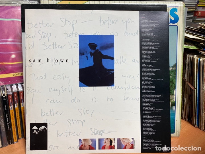 Discos de vinilo: Sam Brown - Stop! (LP, Album) - Foto 3