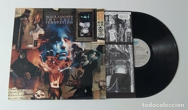Discos de vinilo: LP ALICE COOPER - THE LAST TEMPTATION - Foto 3