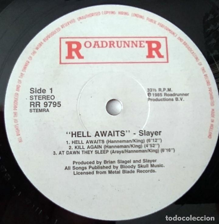 Discos de vinilo: LP SLAYER - HELL AWAITS - Foto 4