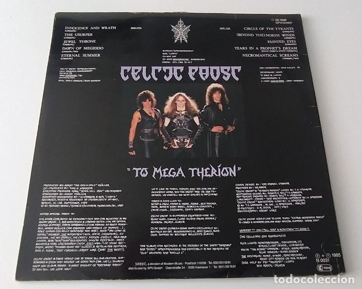 Discos de vinilo: LP CELTIC FROST - TO MEGA THERION - Foto 2