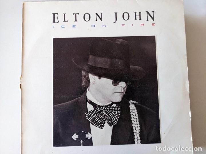 Discos de vinilo: 1985 ELTON JOHN - ICE ON FIRE - LP - Foto 1