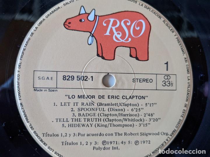 Discos de vinilo: 1971-1973 LO MEJOR DE ERIC CLAPTON - LP - Foto 2