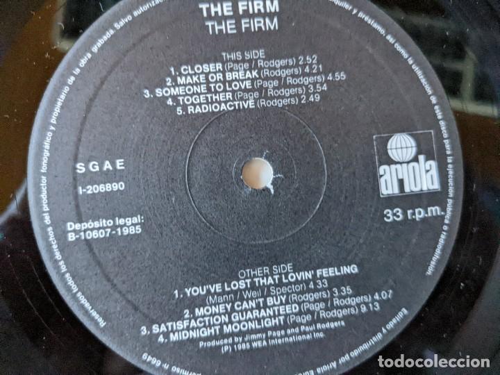 Discos de vinilo: 1988 - THE FIRM - LP - Foto 2