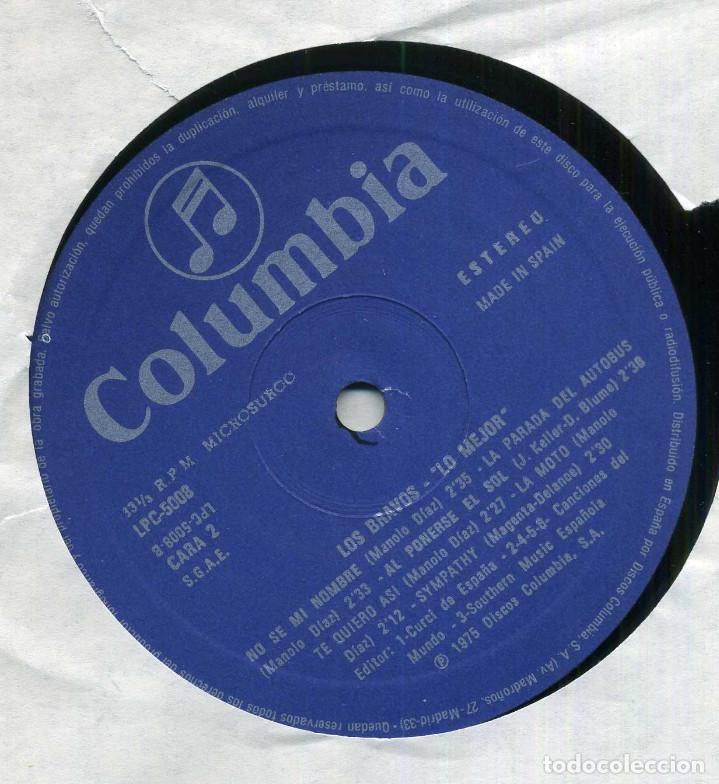 Discos de vinilo: LOS BRAVOS - LO MEJOR - Foto 1