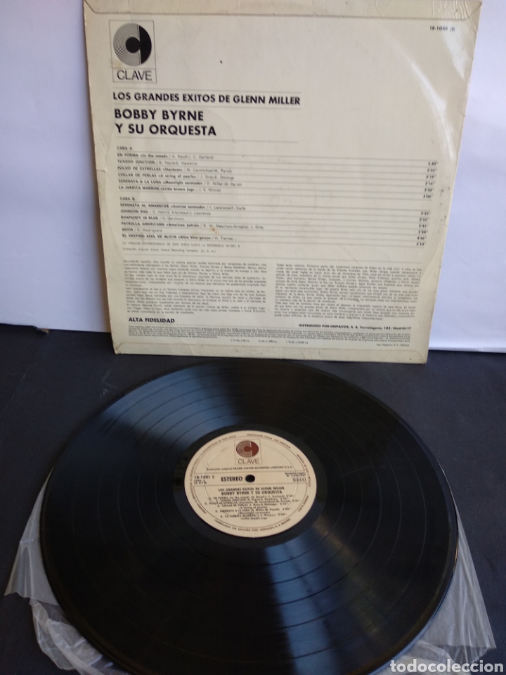 Discos de vinilo: *BOBBY BYRNE EXITOS DE MILLER. SPAIN. CLAVE. 1967 - Foto 2