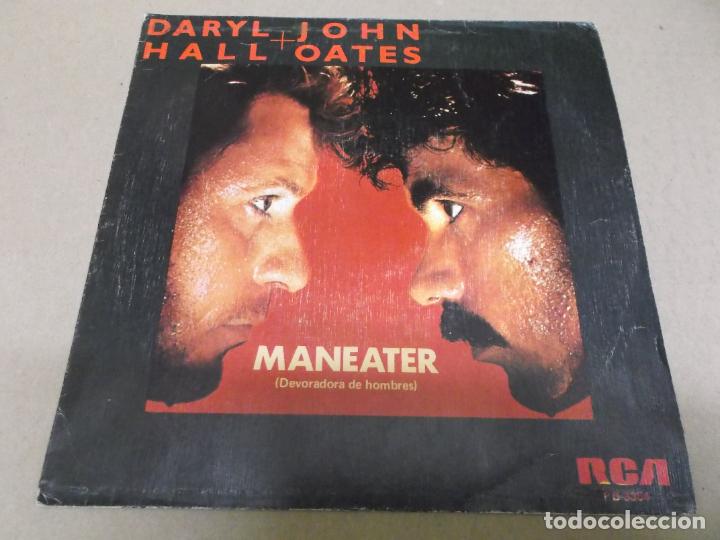 Discos de vinilo: DARYL HALL & JOHN OATES (SN) MANEATER A&Ntilde;O &ndash; 1982 - Foto 1