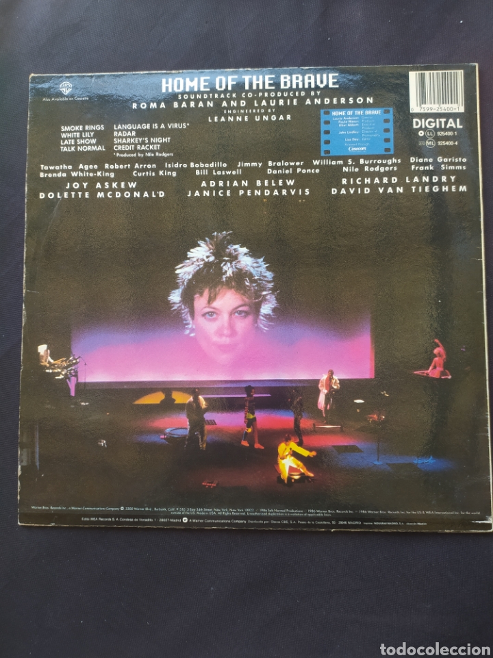 Discos de vinilo: LP Laurie Anderson - Foto 2