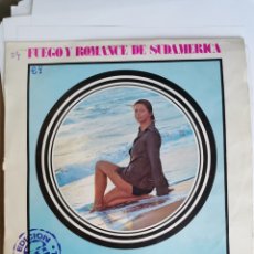 Discos de vinilo: FUEGO Y ROMANCE DE SUDAMÉRICA LP EDICIÓN ESPECIAL. Lote 345196803