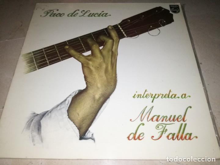 Discos de vinilo: PACO DE LUC&Iacute;A INTERPRETA A MANUEL DE FALLA-GATEFOLD - Foto 1