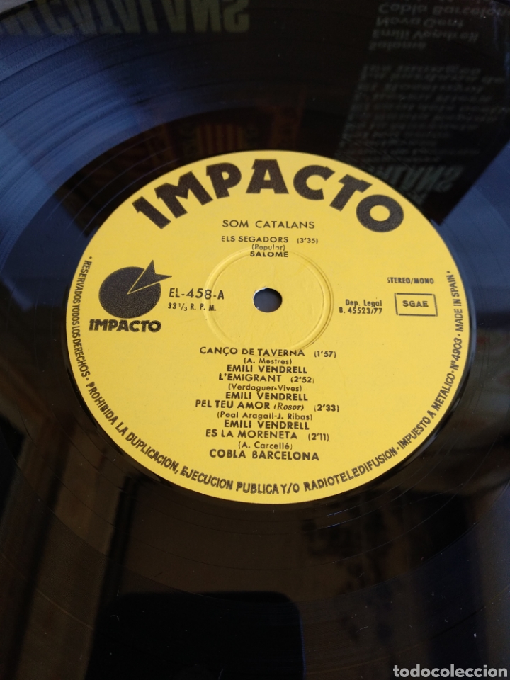 Discos de vinilo: *SOM CATALANS. IMPACTO. 1978 - Foto 4