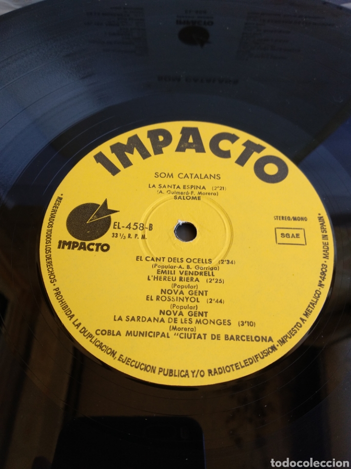 Discos de vinilo: *SOM CATALANS. IMPACTO. 1978 - Foto 3
