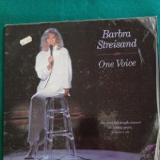 Discos de vinilo: BARBARA STREISAND , ONE VOICE , DISCO VINILO LP AÑO 1987. Lote 345339018