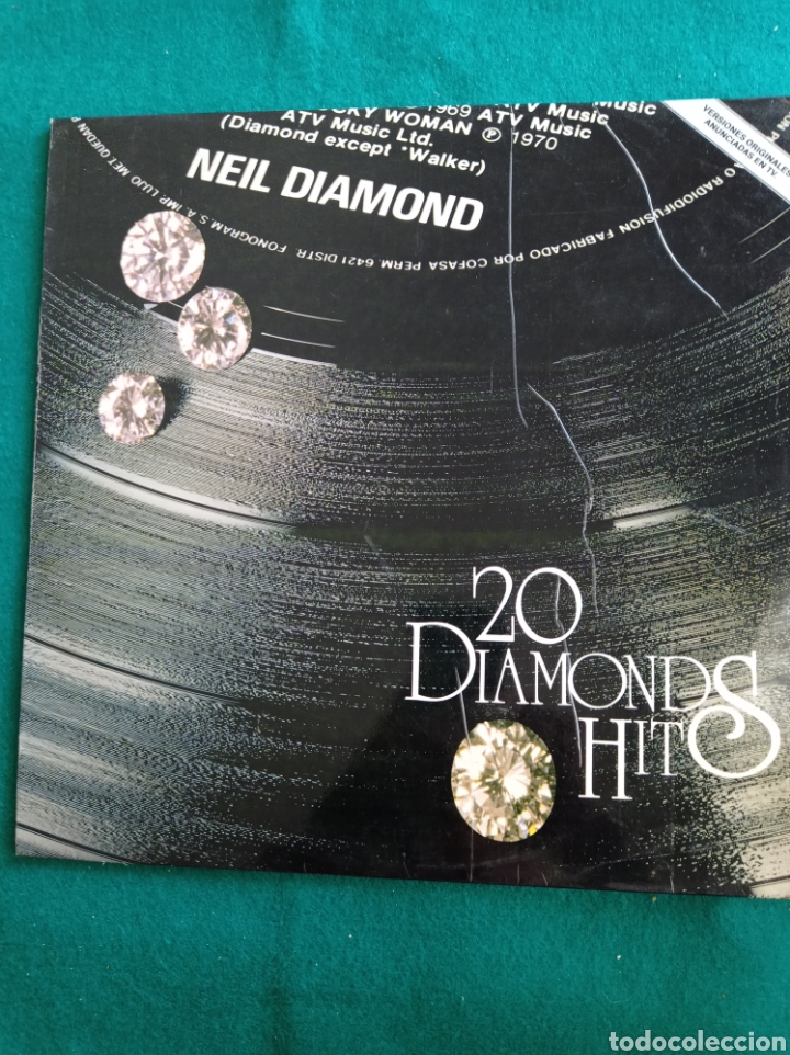 Discos de vinilo: 20 DIAMONDS HITS , DISCO VINILO LP , A&Ntilde;O 1979 - Foto 1