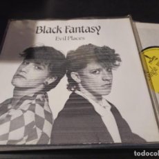 Vinyl records: BLACK FANTASY - EVIL PLACES - 7” SINGLE UK 1984 SYNTH POP. Lote 345370068