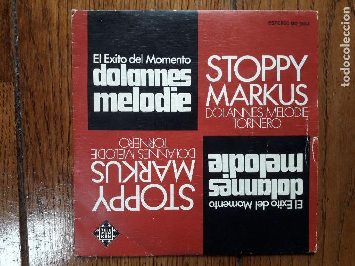 Discos de vinilo: Stoppy markus - dolannes melodie + tornero - Foto 1