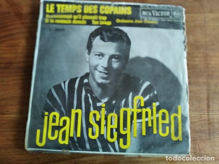 Disques de vinyle: JEAN SIEGFRIED - Le Temps des copains ****** EP ESPA&Ntilde;OL 1962