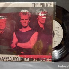 Discos de vinilo: THE POLICE WRAPPED AROUND YOUR FINGER SINGLE SPAIN 1983 PDELUXE