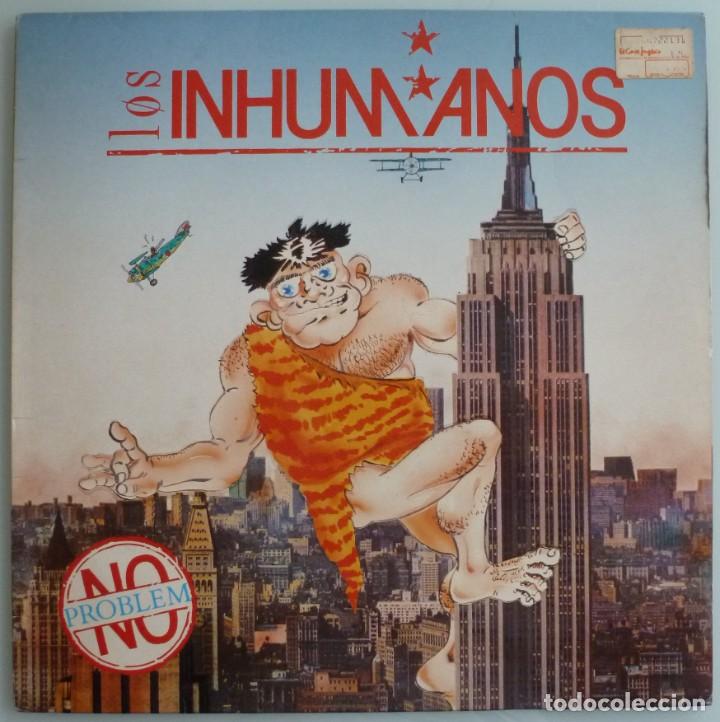 Discos de vinilo: LOS INHUMANOS - NO PROBLEM (LP ZAFIRO 1990) - Foto 1
