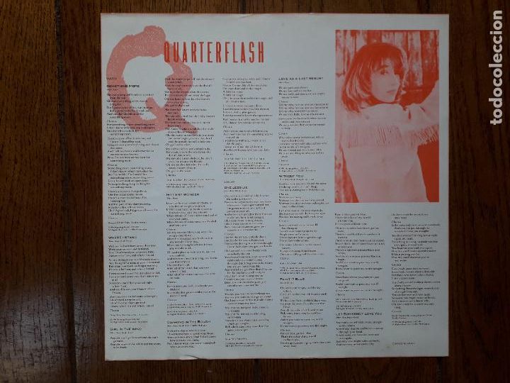 Discos de vinilo: Quarterflash - girl in the wind - Foto 3