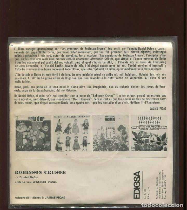 Discos de vinilo: Robinson crusoe. edigsa 1968. molt dif&iacute;cil - Foto 2
