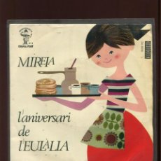 Discos de vinilo: MIREIA. L'ANIVERSARI DE L'EULALIA. DISCOTECA CAVALL FORT Nº 3. CONCENTRIC 1965