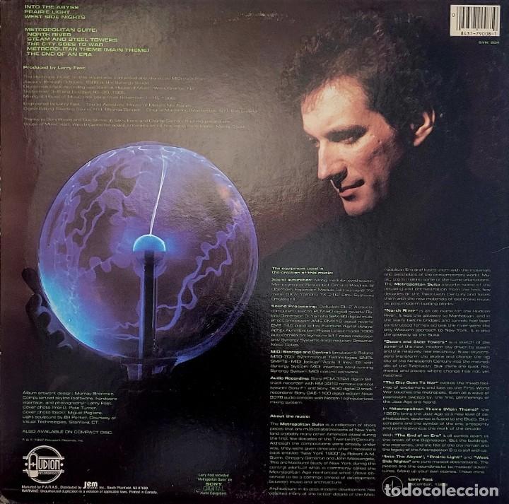 Discos de vinilo: LARRY FAST-SYNERGY. EX TECLADO DE PETER GABRIEL - Foto 2