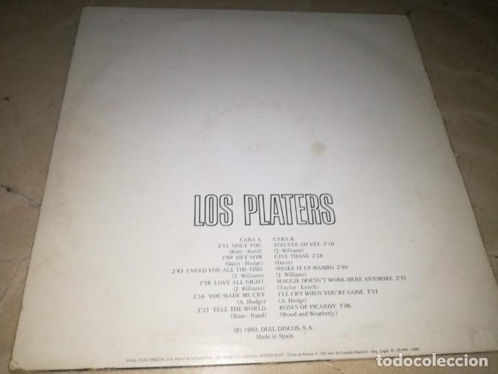 Discos de vinilo: LOS PLATERS-GRANDES EXITOS-GRABACION ORIGINAL - Foto 2