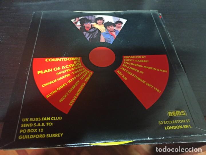 Discos de vinilo: Uk Subs - Countdown 7&rdquo; Single nems uk punk - Foto 2