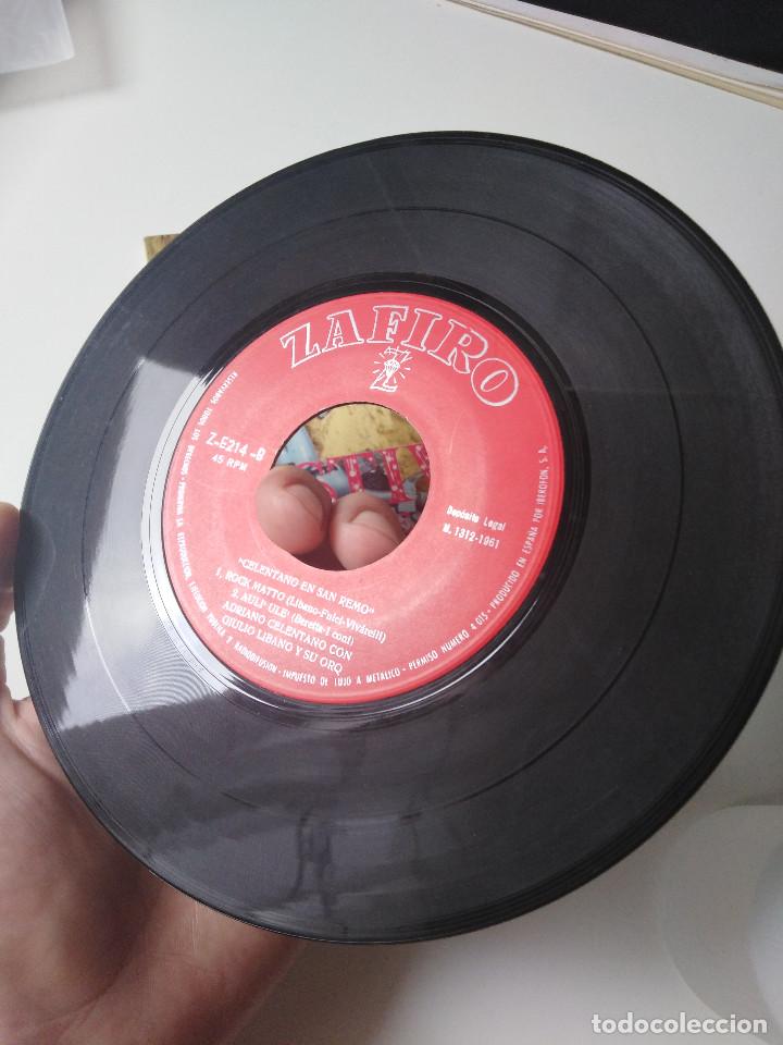 Discos de vinilo: Celentano en San Remo 61 - Foto 3