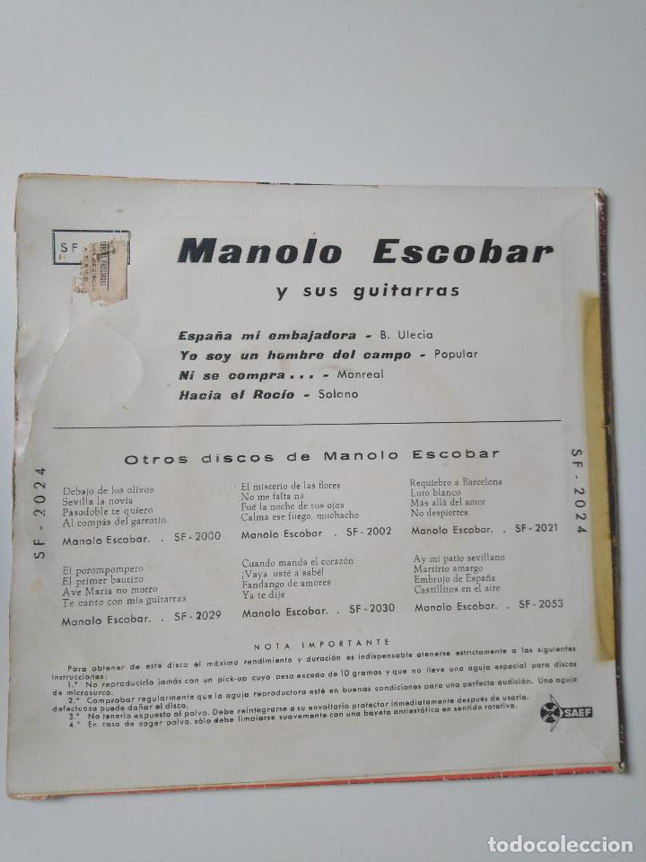 Discos de vinilo: Manolo Escobar y sus guitarras - Foto 2