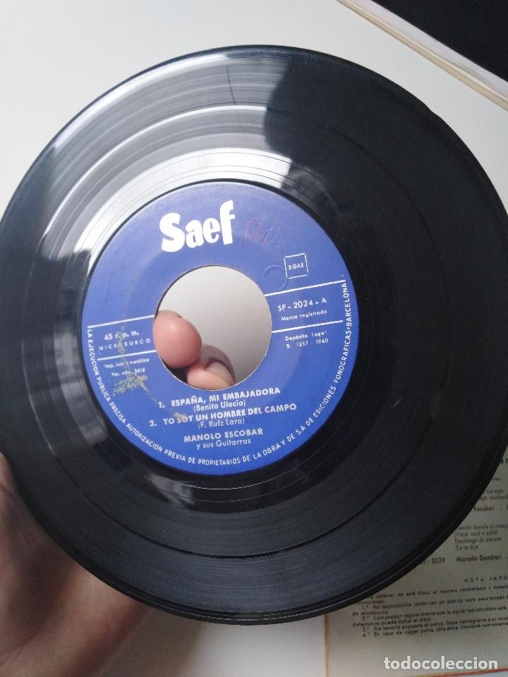 Discos de vinilo: Manolo Escobar y sus guitarras - Foto 3