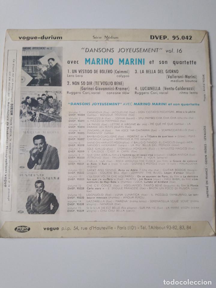 Discos de vinilo: Marino Marini & son quartette - Foto 2