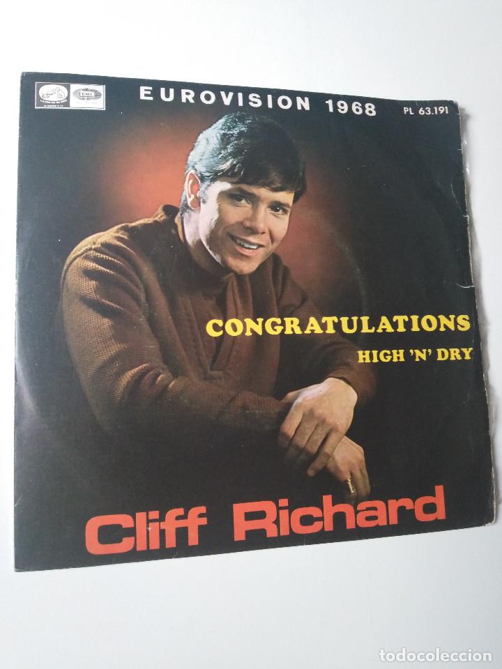 Discos de vinilo: Cliff Richard eurovisi&oacute;n 68 - Foto 1
