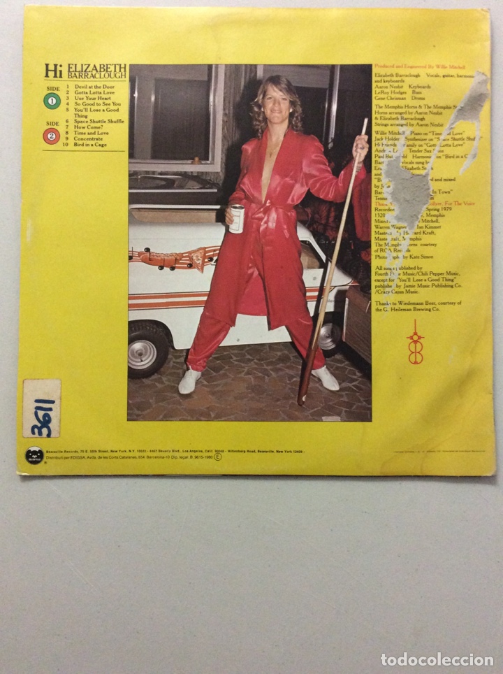 Discos de vinilo: Elizabeth Barraclough. Hi. - Foto 2