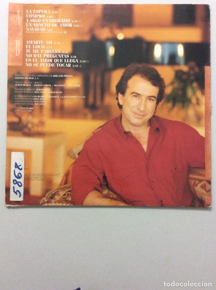 Discos de vinilo: Jose Luis Perales. La espera. - Foto 2