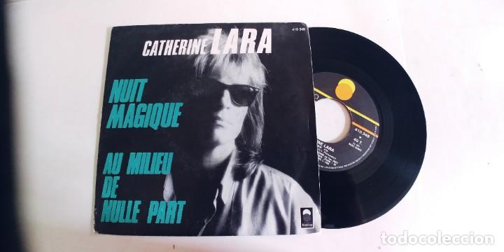 Discos de vinilo: CATHERINE LARA-SINGLE NUIT MAGIQUE-FRANCES