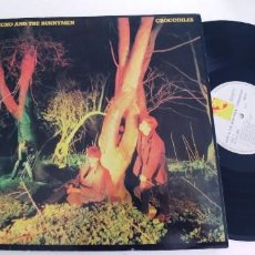 Discos de vinilo: ECHO AND THE BUNNYMEN-LP CROCODILES-ENCARTE-ESPAÑOL 1980-NUEVO. Lote 345623793